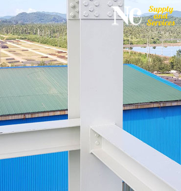 รับเคลือบทาสีโครงสร้าง Metal Coating